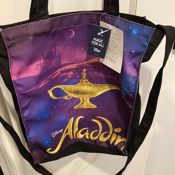 Disney Aladdin Magical Purple and Gold Tote - Picture 6 of 8